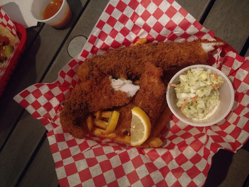 Walleye Pub Chips Senior Serving